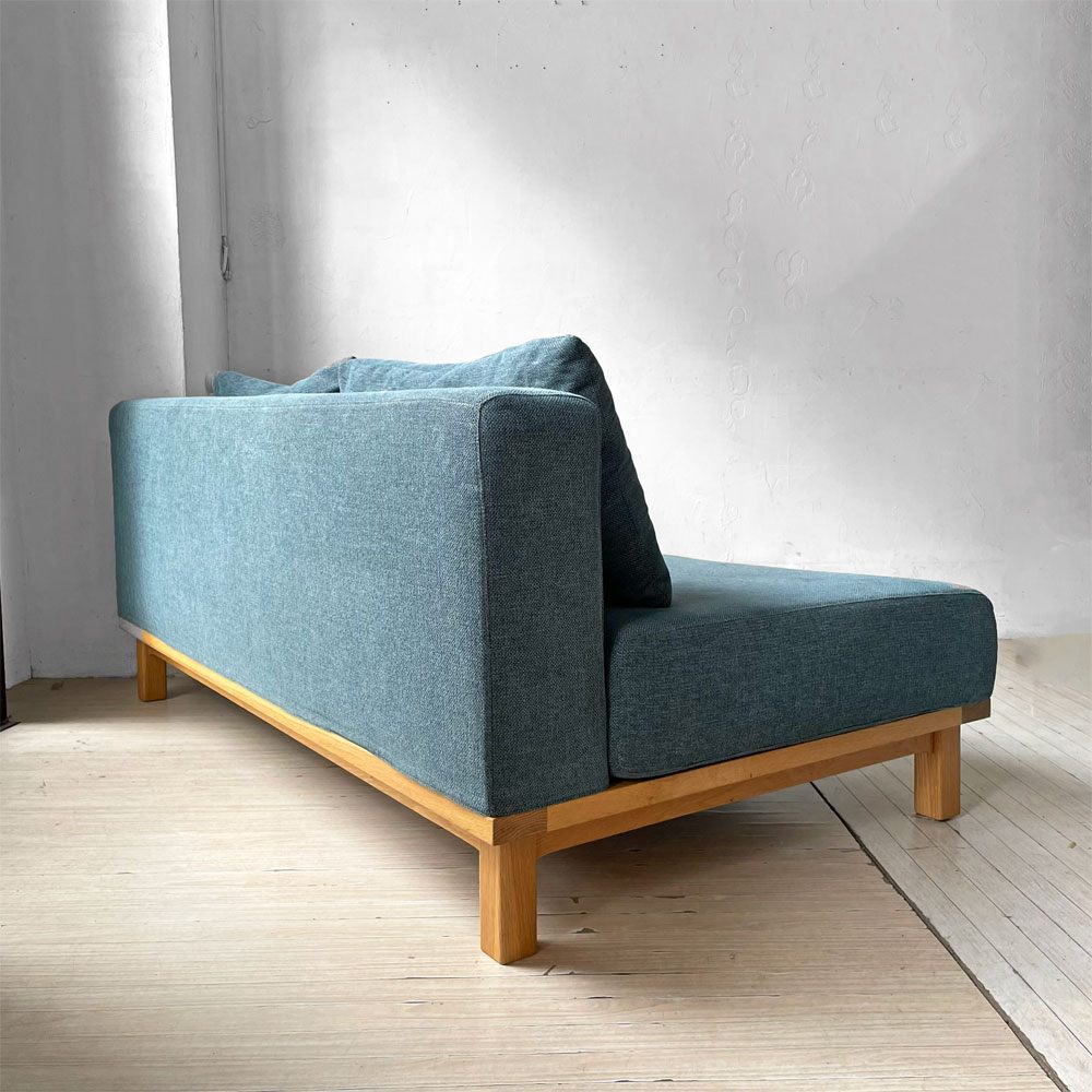 リセノ Re:CENO シーブ レクトユニットソファ SIEVE rect unit sofa ワイドタイプ W152cm ネイビー ナチュラル  定価￥129,800- ★
