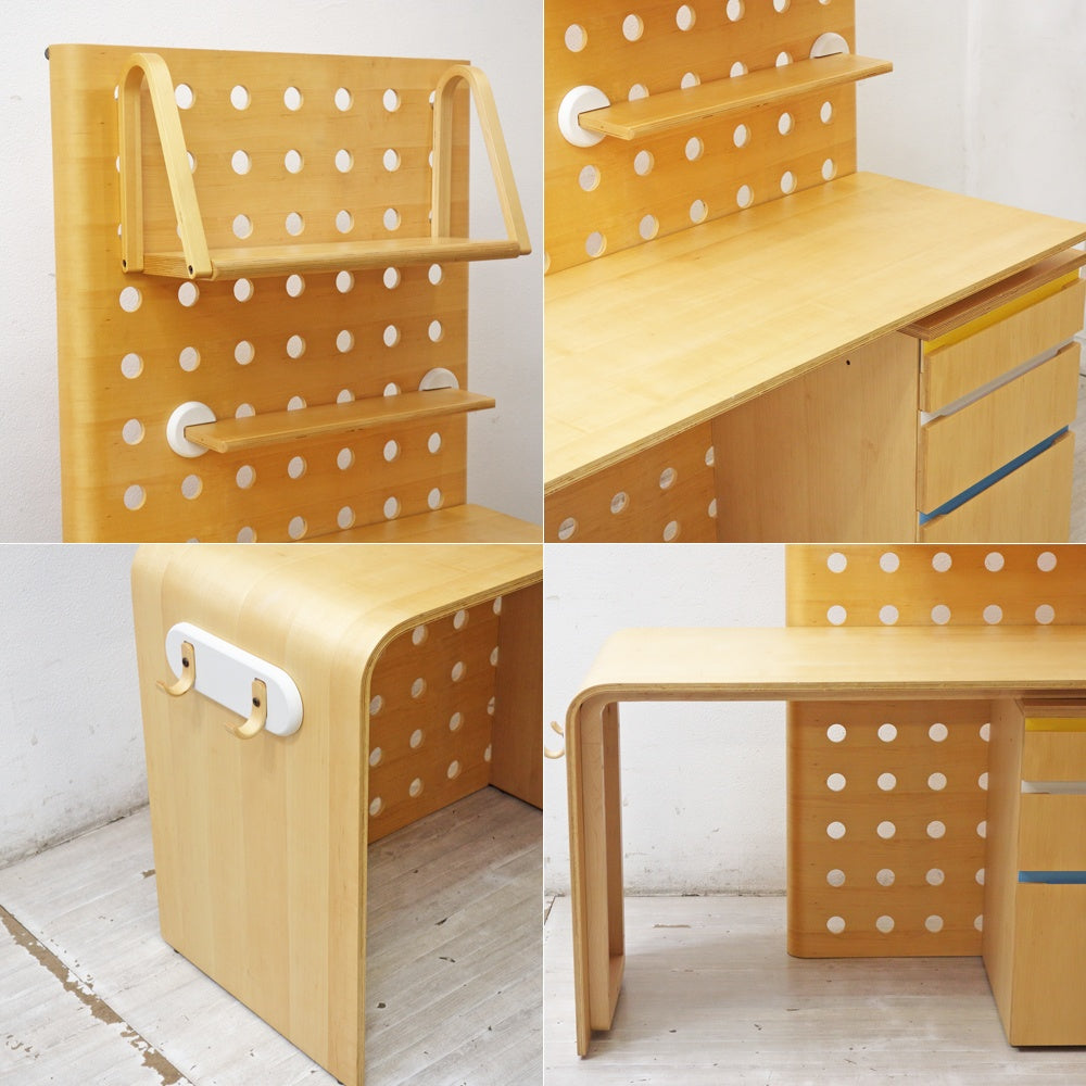 アクタス ACTUS ヴァリオ VARIO デスク パネルセット オプション4点 メープル材 プライウッド ナチュラルスタイル ●