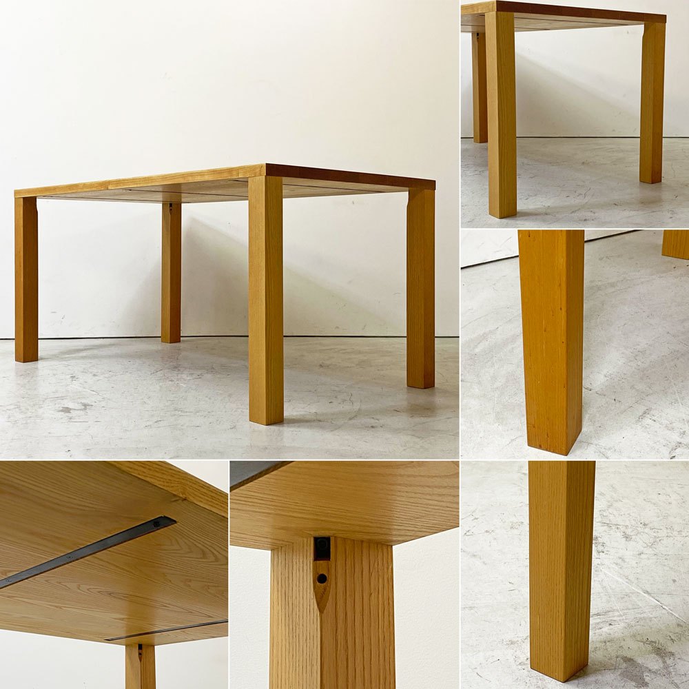 アンプ インテリアデザイン ANP INTERIOR DESIGN ダイニングテーブル アッシュ無垢集成材 ナチュラル W150cm 国産家具 ●