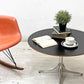 ハーマンミラー Herman Miller ペデスタルテーブル Nelson Pedestal Table コーヒーテーブル ローテーブル ブラック天板 Φ72cm ジョージ・ネルソン ミッドセンチュリー ●