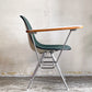 ハーマンミラー Herman Miller サイドシェルチェア セカンド 2nd ビンテージ アプホルスター スクールベース 肘掛けテーブル付 イームズ ミッドセンチュリー A ■