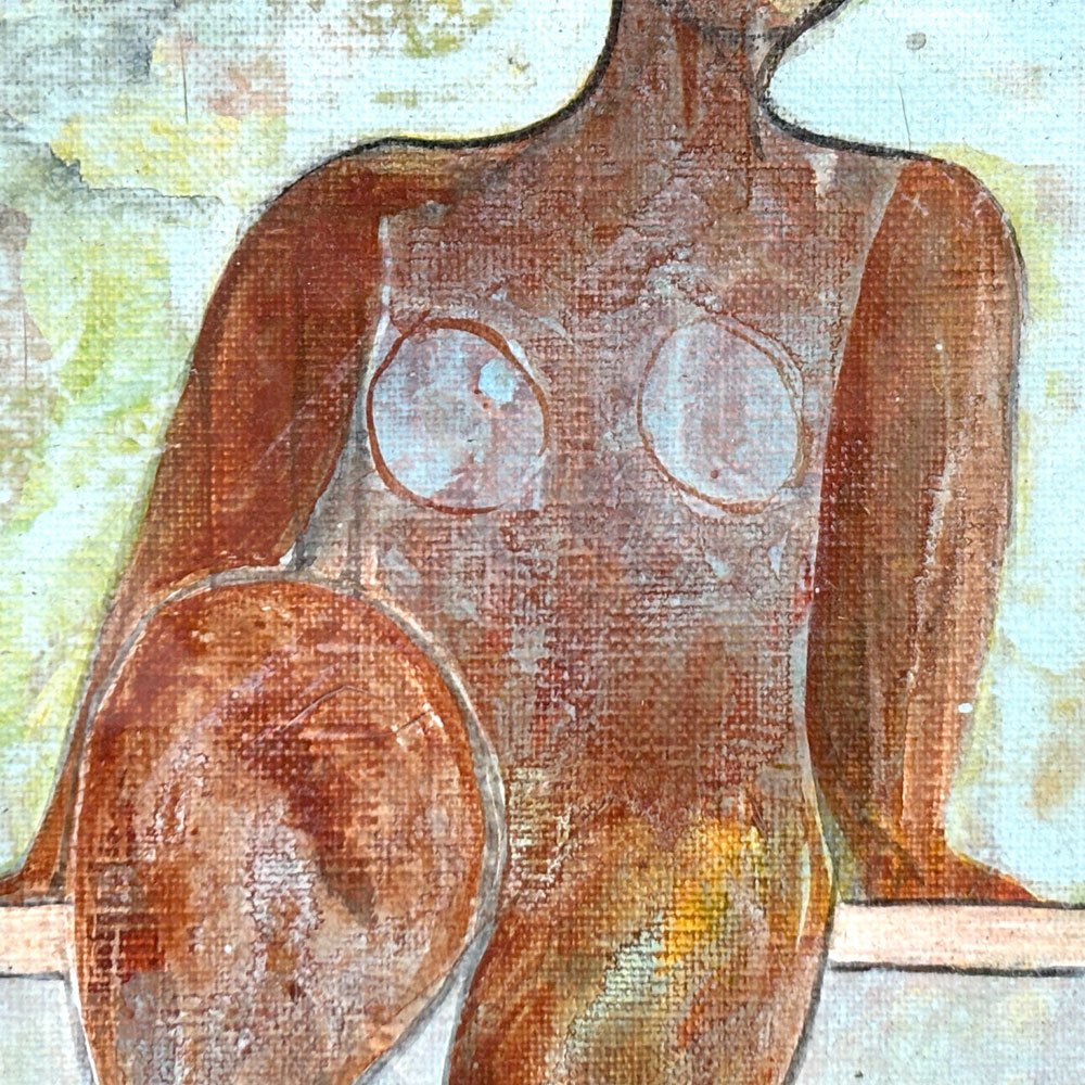 佐藤剛外 油彩画 窓辺の裸婦 油絵 洋画家 童話作家 自由美術協会会員 日本美術家連盟会員 額装品 ●