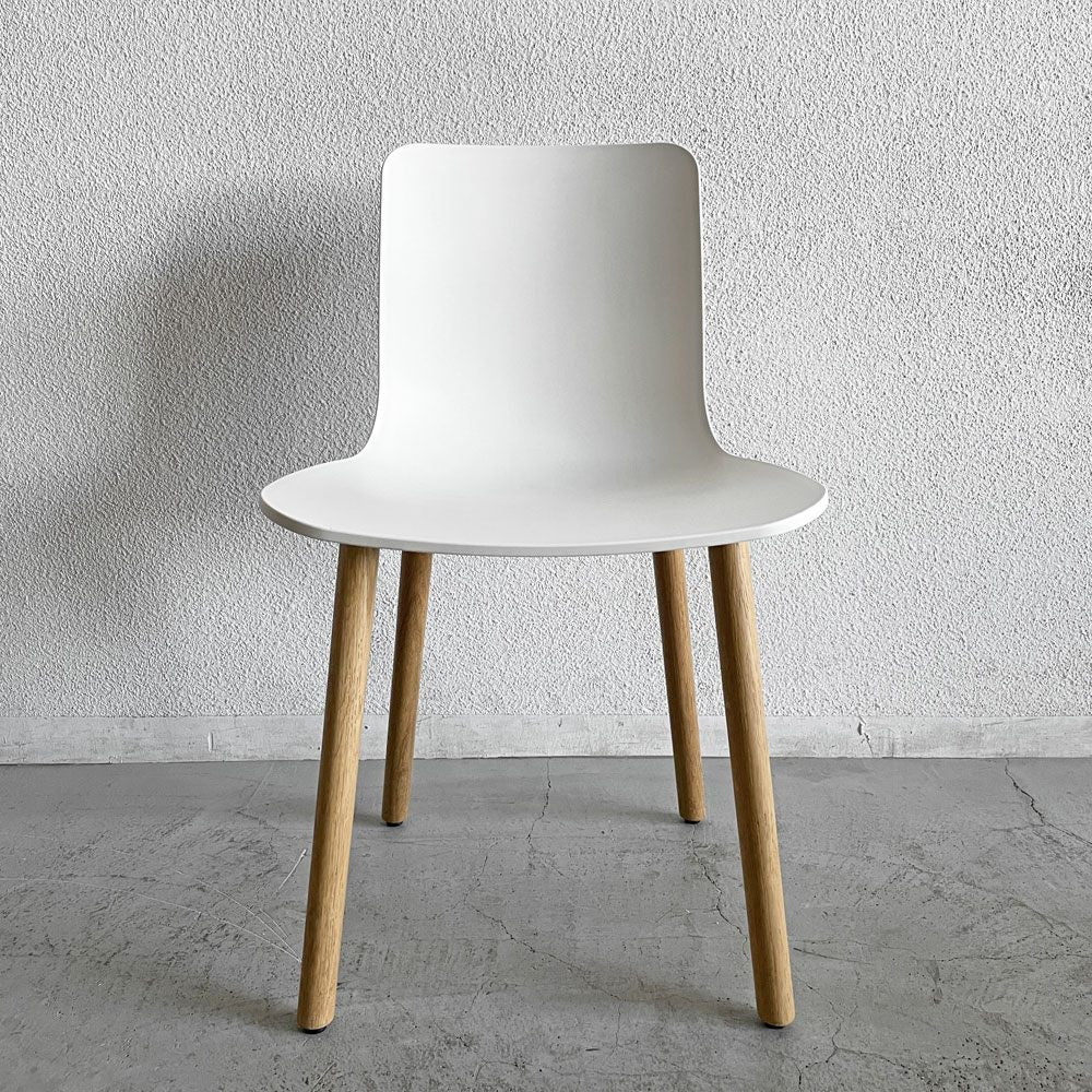 ヴィトラ vitra ハルウッド HAL WOOD サイドチェア ダイニングチェア ホワイト ナチュラルオーク ジャスパー・モリソン 現行定価￥78,100- B 〓