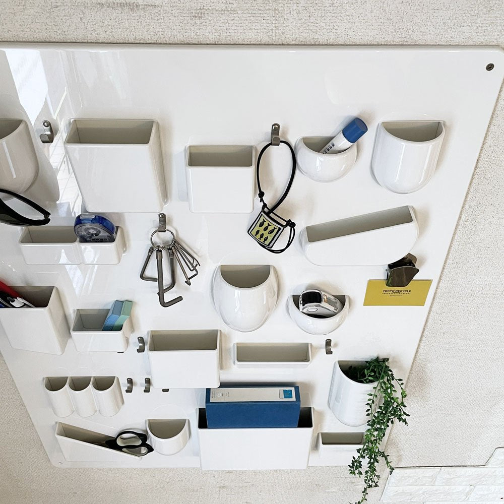 ヴィトラ Vitra ウーテンシロ1 Uten.Silo I ホワイト ウォールポケット 壁掛け収納 インゴ・マウラー & ドロシー・ベッカー 現行定価￥55,000- ◎