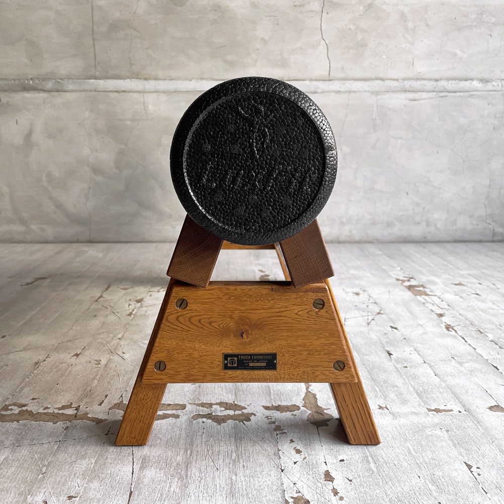 トラックファニチャー TRUCK FURNITURE フォームローラースタンド FOAM ROLLER STAND ナラ無垢材 トレーニング 筋トレ ♪