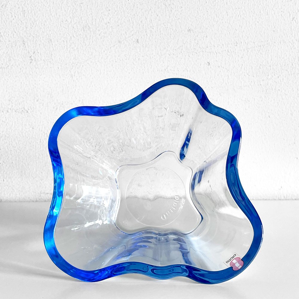 イッタラ iittala アルヴァ・アアルトコレクション Alvar Aalto Collection スモールボウル H75mm アクアブルー 北欧雑貨 廃盤色 ■
