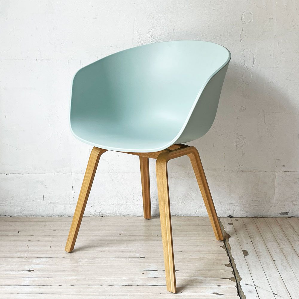 ヘイ HAY アバウト ア チェア ABOUT A CHAIR AAC22 アームチェア ダイニングチェア ダスティミント ヒー・ウェリング 北欧家具 ￥59,400- C ★