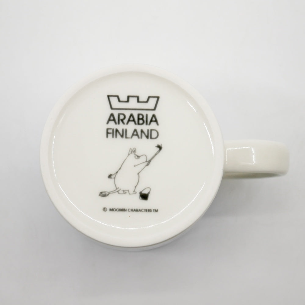 アラビア ARABIA ムーミンマグ ムーミントロールオンアイス 1999-2012 廃番 フィンランド 北欧食器 ●