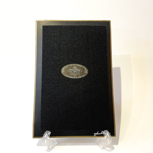 ジョンデリアン JOHN DERIAN デコパージュプレート Flowers 133 22.5x15cm 飾り皿 アートプレート ★