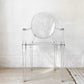 カルテル Kartell ルイゴースト LouisGhost アームチェア クリスタル スタッキング フィリップ・スタルク Philippe Starck イタリア B ★