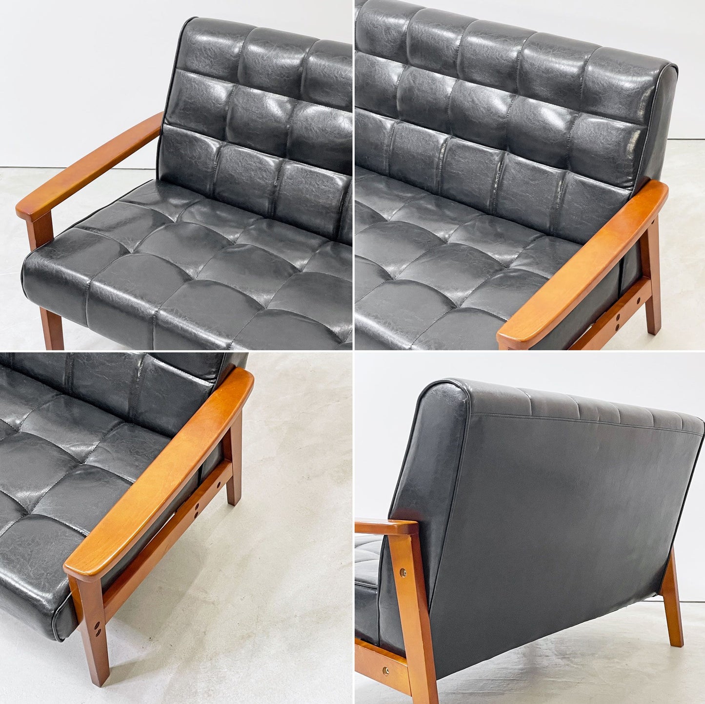 リセノ Re:CENO フィックス FIX 2人掛けソファ 2シーター W125cm ●
