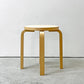 アルテック artek スツール60 Stool60 パール リノリウム 4本脚 アルヴァ・アアルト 80th記念モデル スコープ別注 廃番カラー ●