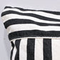 バッシュ BasShu カリフォルニア California 50's クッション デニム×ホワイト ストライプ ポケット付き 45×45cm ●