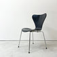フリッツハンセン Fritz Hansen 3107 セブンチェア ダイニングチェア スタッキングチェア ブラック ラッカー再塗装 アルネ・ヤコブセン デンマーク 北欧家具 ●