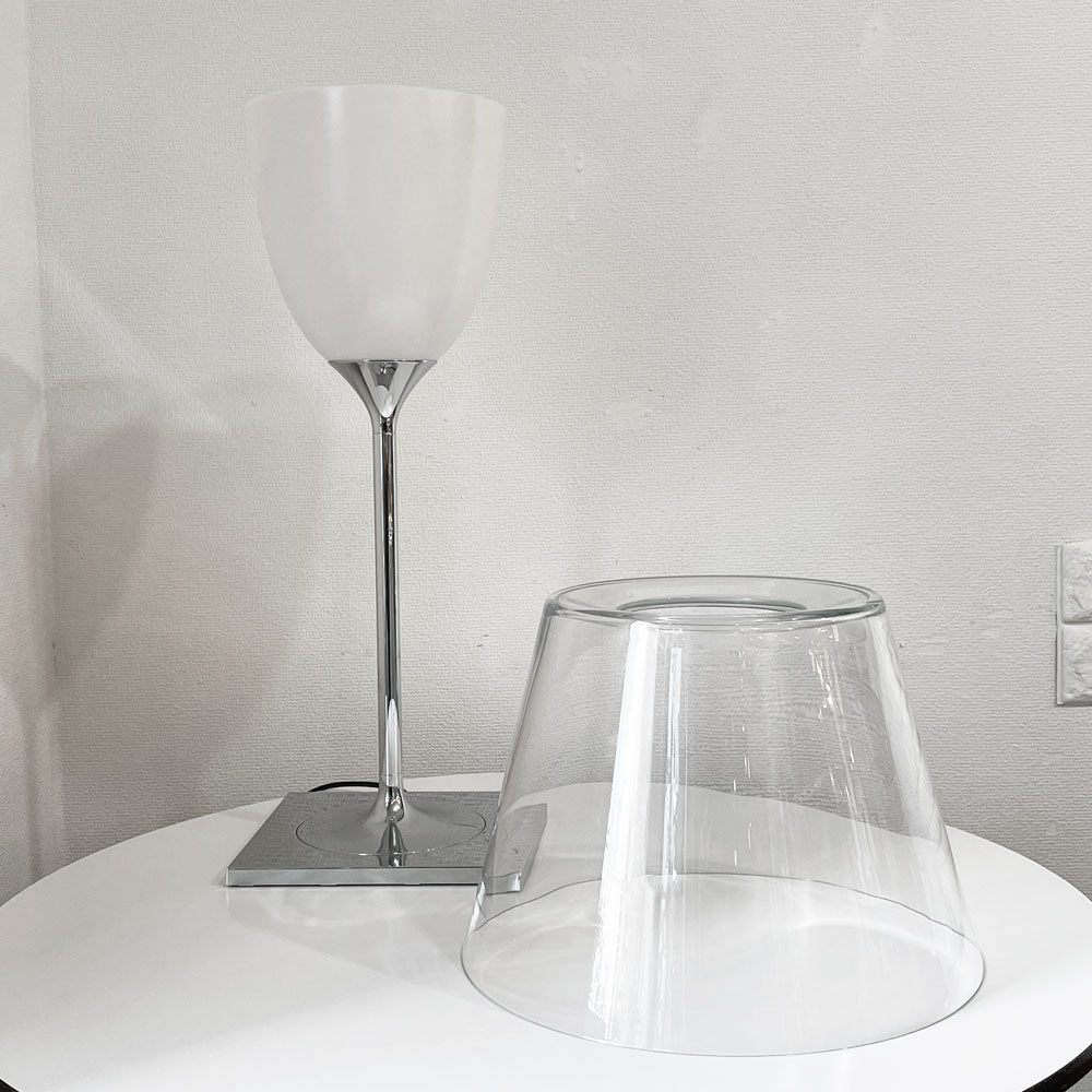 フロス FLOS ケートライブ KTRIBE T1 GLASS テーブルランプ ガラス クリアシェード フィリップ・スタルク イタリア 定価 ¥176,000- ◎