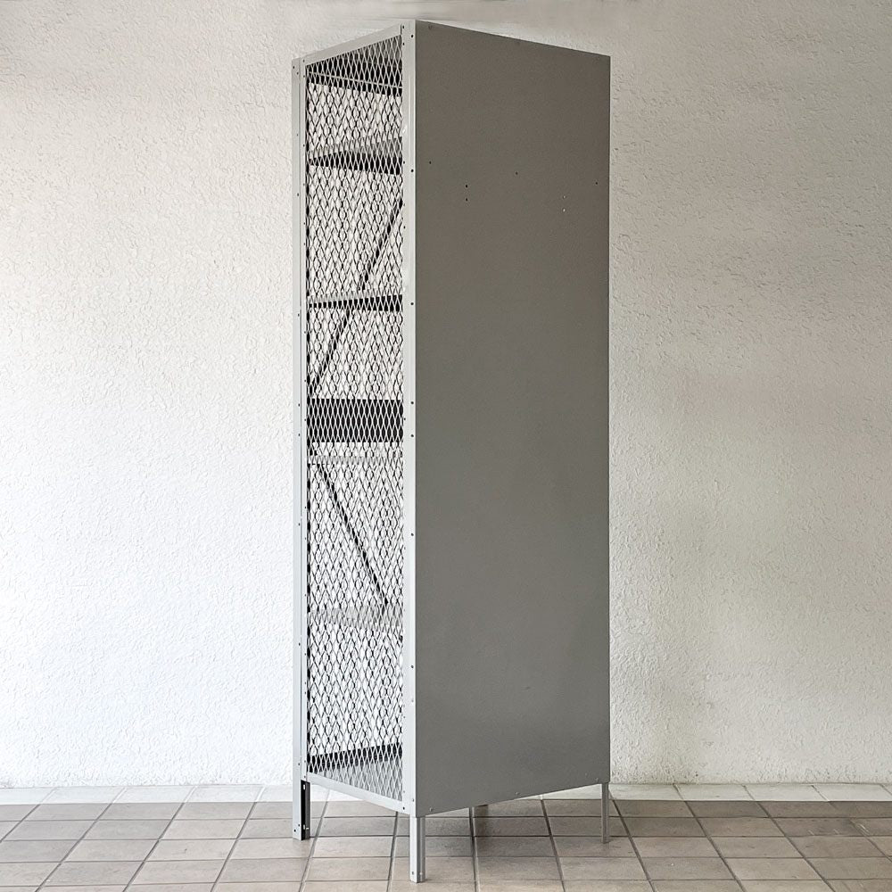 リオン LYON メッシュロッカー MESH LOCKER スチール グレー W61 パシフィックファニチャー P.F.S取扱 インダストリアル USA 米国 ◇