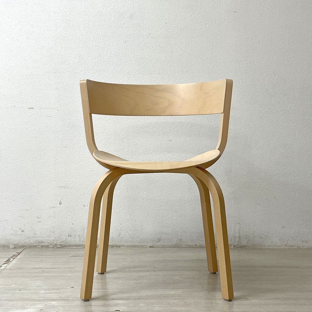 トーネット THONET アームチェア 404F ステファン・ディーツ Stefan Diez glazed white ドイツ ●