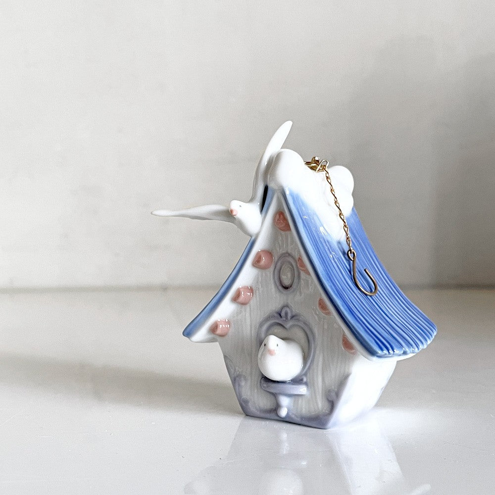リヤドロ LLADRO ホームスイートホーム home sweet home クリスマスオーナメント 箱付 陶器 ビンテージ スペイン ■