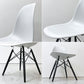 ハーマンミラー HermanMiller サイドシェルチェア ドゥエルレッグ DSW アルパイン × エボニー ポリプロピレン製 イームズ ミッドセンチュリー D ●