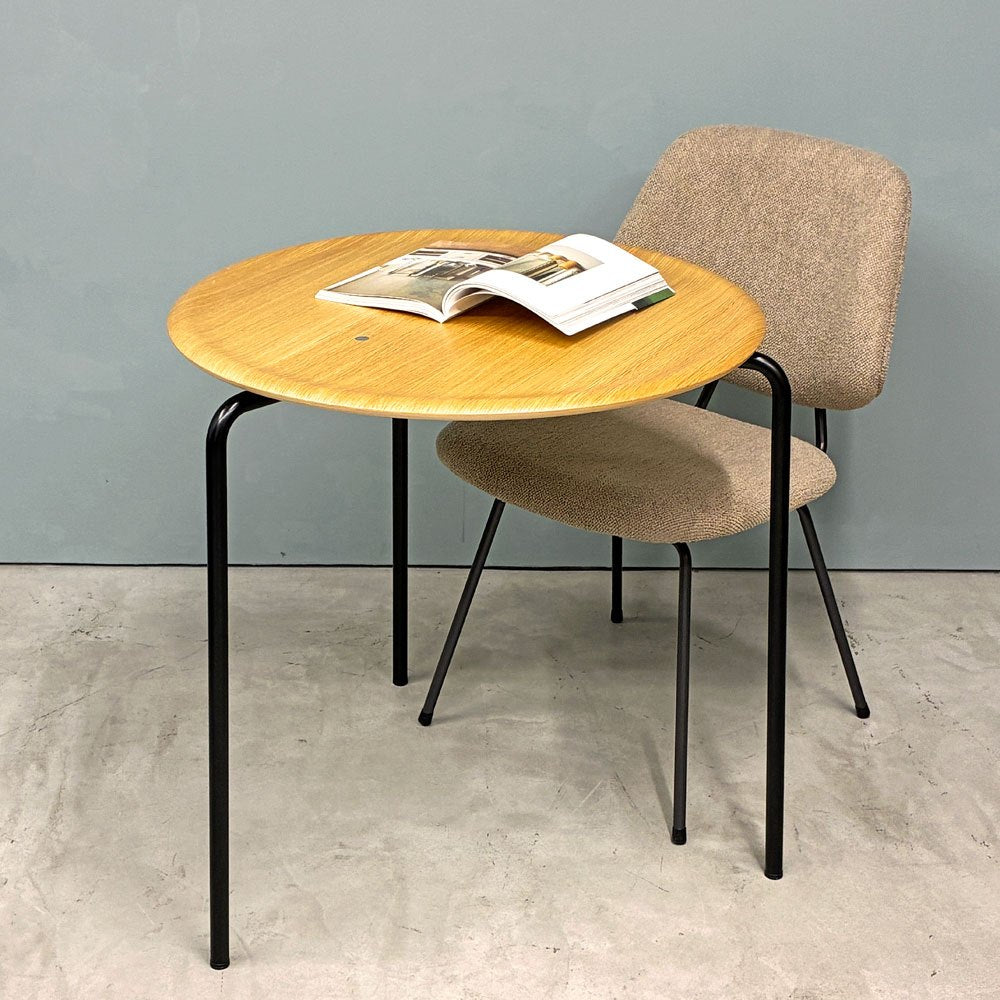 エンゲルブレヒト Engelbrechts ケヴィ KEVI 2010 ダイニングテーブル オーク材 プライウッド カフェテーブル 70cm 未使用品 ◎