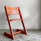 ストッケ STOKKE トリップトラップ TRIPP TRAPP ベビーチェア キッズチェア S/N無し オレンジ ノルウェー 北欧家具 ■