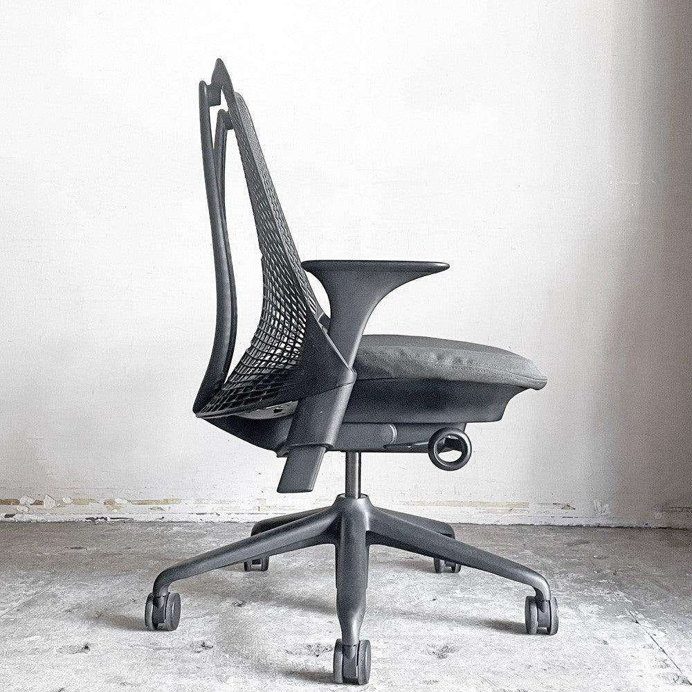 ハーマンミラー Herman Miller セイルチェア SAYL Chair デスクチェア 旧モデル イヴ・ベアール ブラック 2013年製 モダンデザイン ■