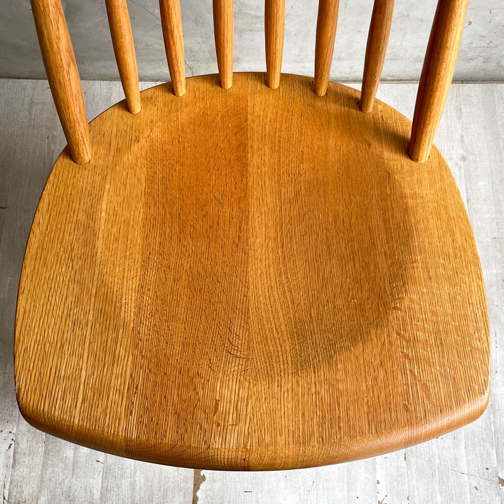 柏木工 KASHIWA ケイウィンザー K-WINDSOR ダイニングチェア サイドチェア SC5A オーク無垢材 飛騨家具 定価￥52,800- ♪