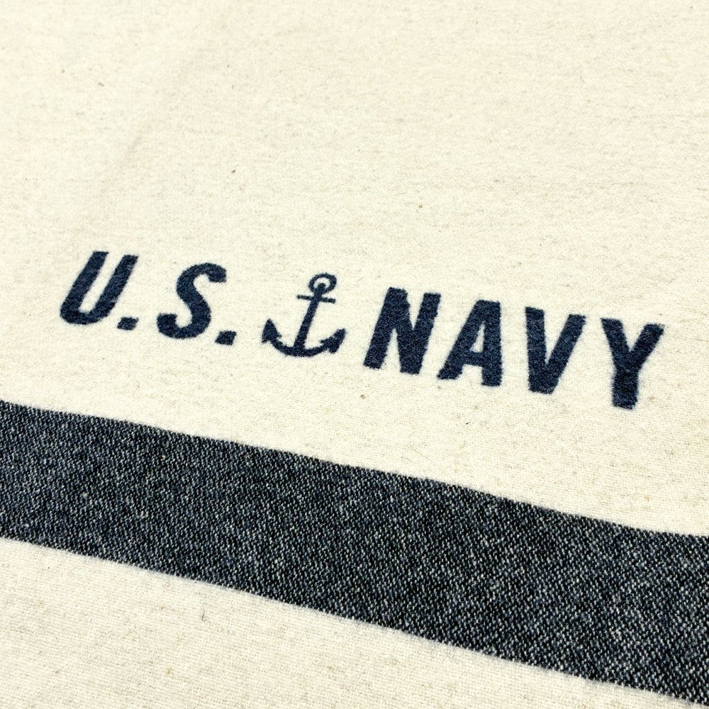 ファリバルト ミル FARIBAULT WOOLEN MILL U.S.NAVY ウールブランケット W約212.5×D165cm アメリカ ●