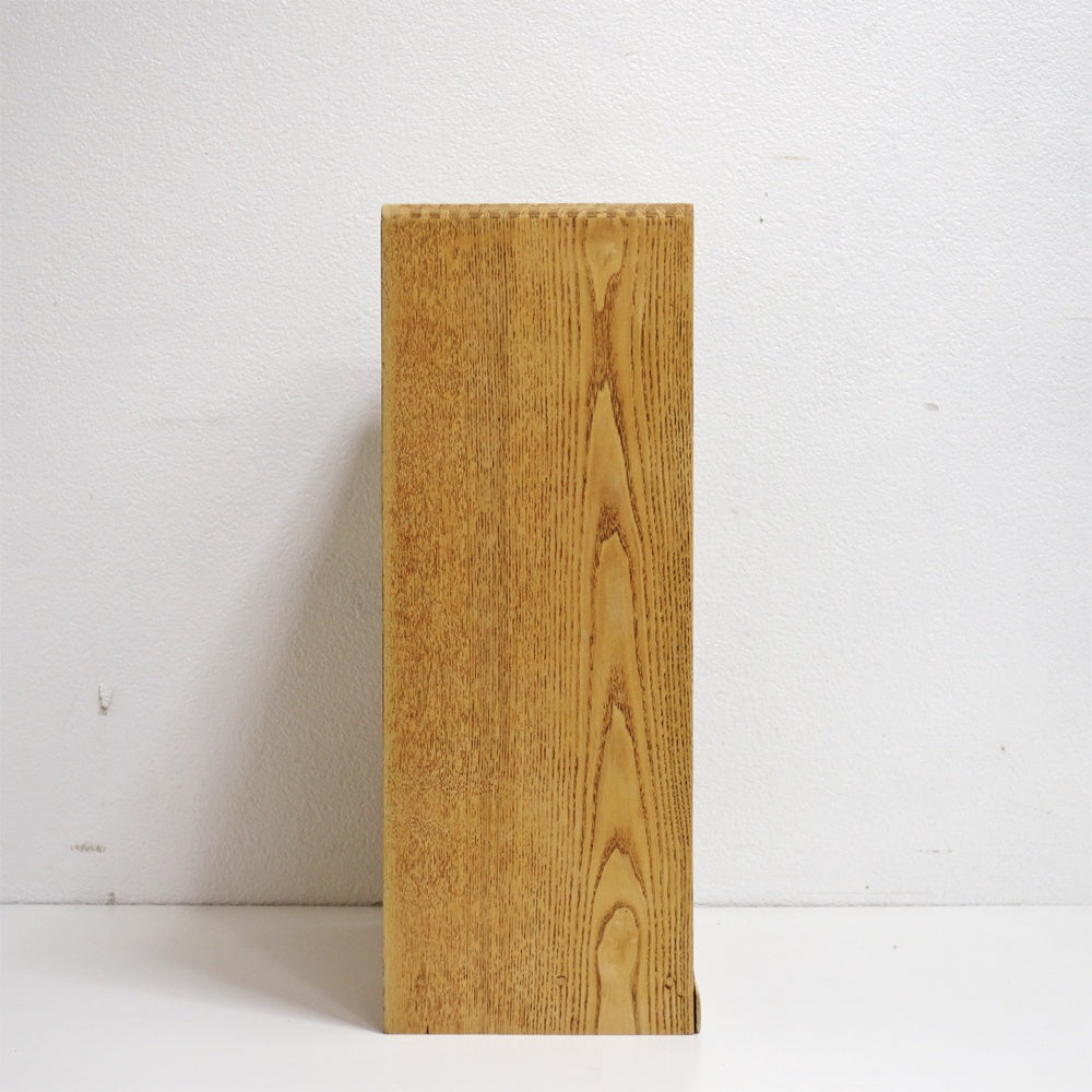 ジャパンビンテージ Japan vintage 古い木味の書類棚 カルテラック 木製シェルフ W39.5cm 古家具 昭和レトロ ●