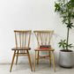 アーコール Ercol クロスバックチェア エックスバック ラティスドチェア エルム材 UKビンテージ Vintage 英国家具 ●