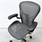 ハーマンミラー Herman Miller アーロンチェア リマスタード フル装備 Bサイズ ポリッシュドアルミニウムベース ポスチャーフィット ビル・スタンフ ＆ ドン・チャドウィック ●