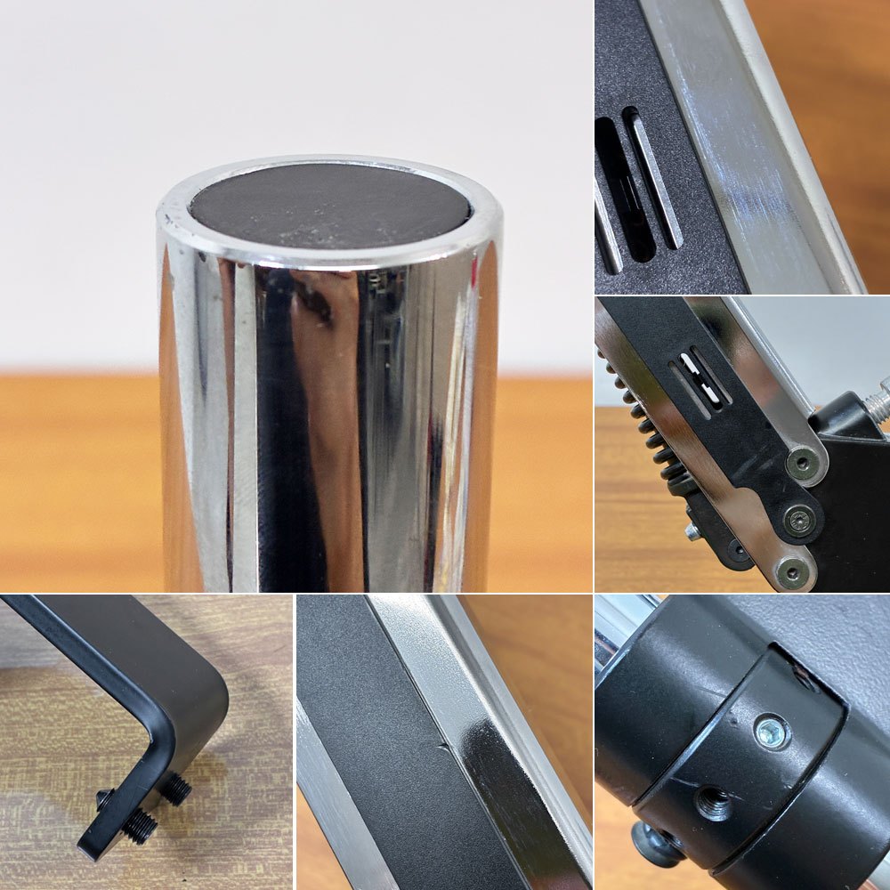 USMハラー USM Haller モジュラーファニチャー ハラーテーブル専用フラットスクリーンスウィングモニターアーム VESA規格 クランプ式 オフィス家具 スイス ●