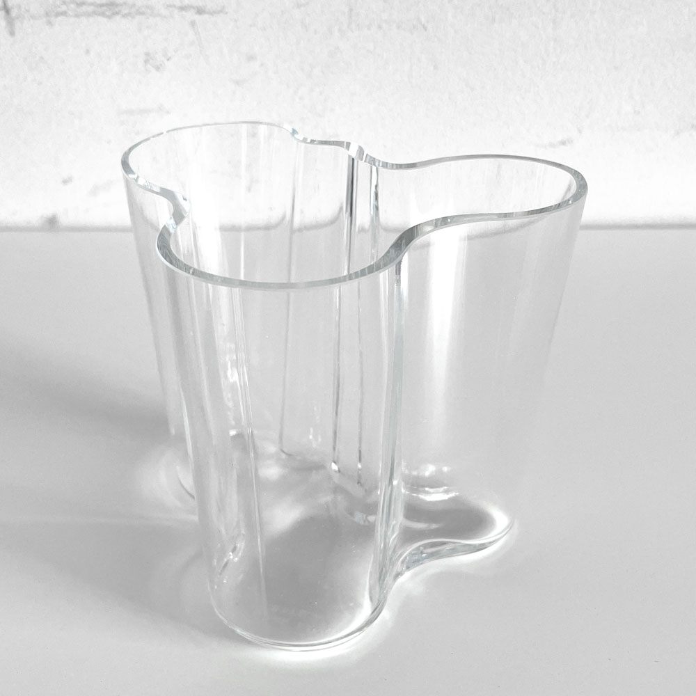 イッタラ iittala アルヴァ・アアルトコレクション Alvar Aalto Collection ベース H95mm クリア 北欧雑貨 ■