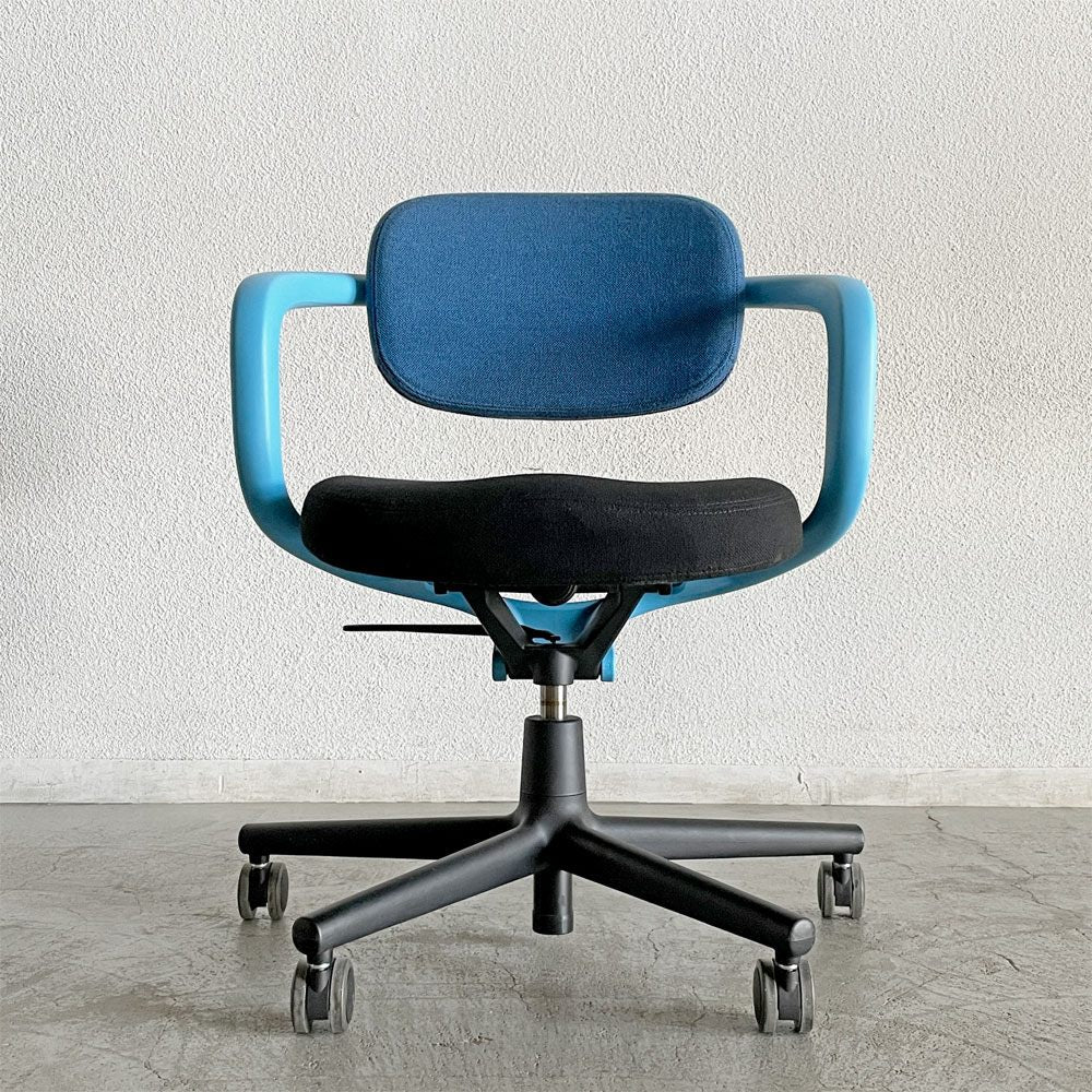 ヴィトラ Vitra オールスター Allstar オフィスチェア デスクチェア ブルー×ブラック コンスタンチン・グルチッチ 定価￥163,900- 〓