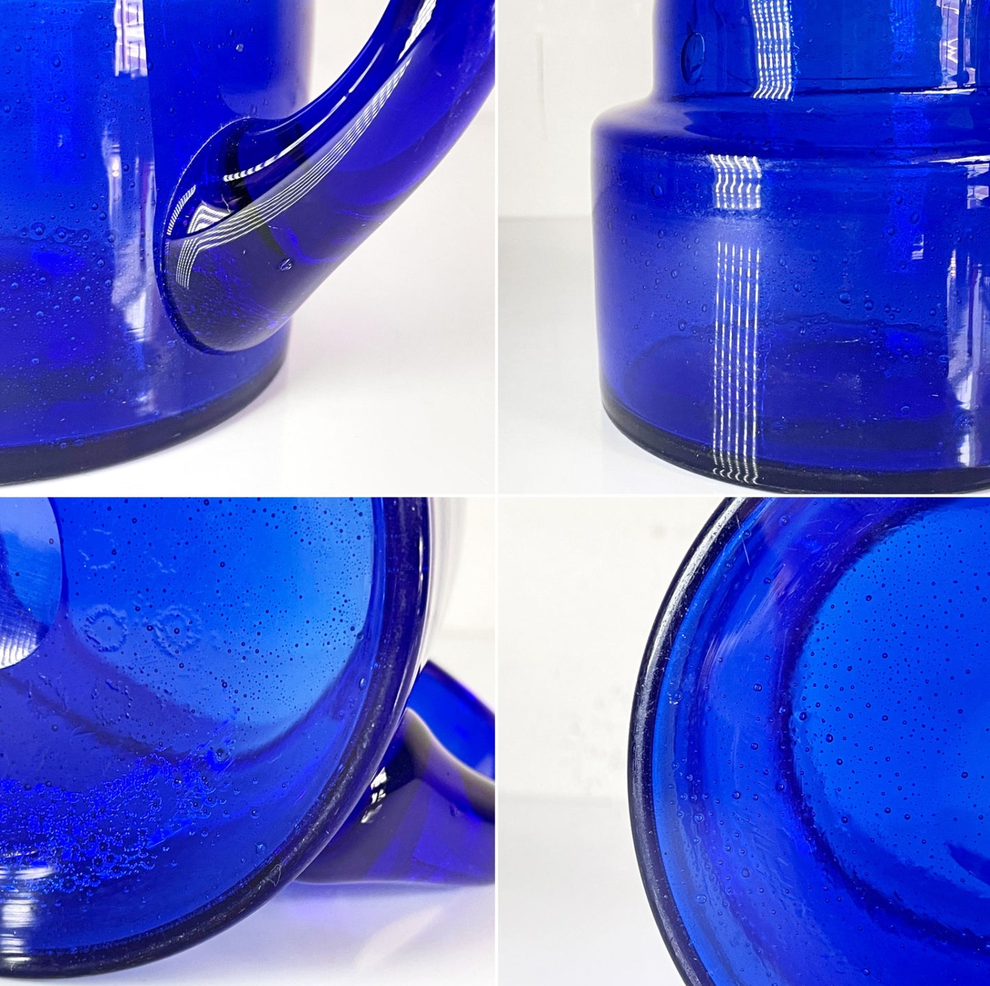 ボダ BODA ガラス ピッチャー 50ml ブルー 973/50 エリック・ホグラン Erik Hoglund ビンテージ スウェーデン 北欧食器 ■
