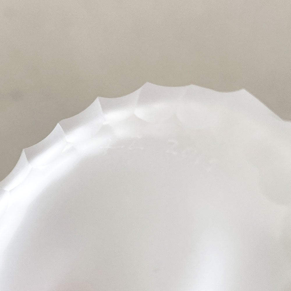 辻和美 Kazumi Tsuji しのぎ クリア めんちょこ小 ガラスカップ Φ9×7.5cm 箱&サイン入りカード付 ファクトリーズーマー factory zoomer 現代作家 ◎