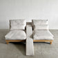 ペットと PETTO フラッフィル フラッフィーソファ Fluffy Sofa 3人掛けソファ W182cm ストーンホワイト アッシュ材 スロープ付 ペット対応 関家具 テーブル欠品 定価￥139,800- 〓