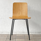 ヴィトラ vitra ハルプライチューブ HAL Ply Tube サイドチェア ダイニングチェア ジャスパー・モリソン ライトオーク ベーシックダーク 定価80,300円◇
