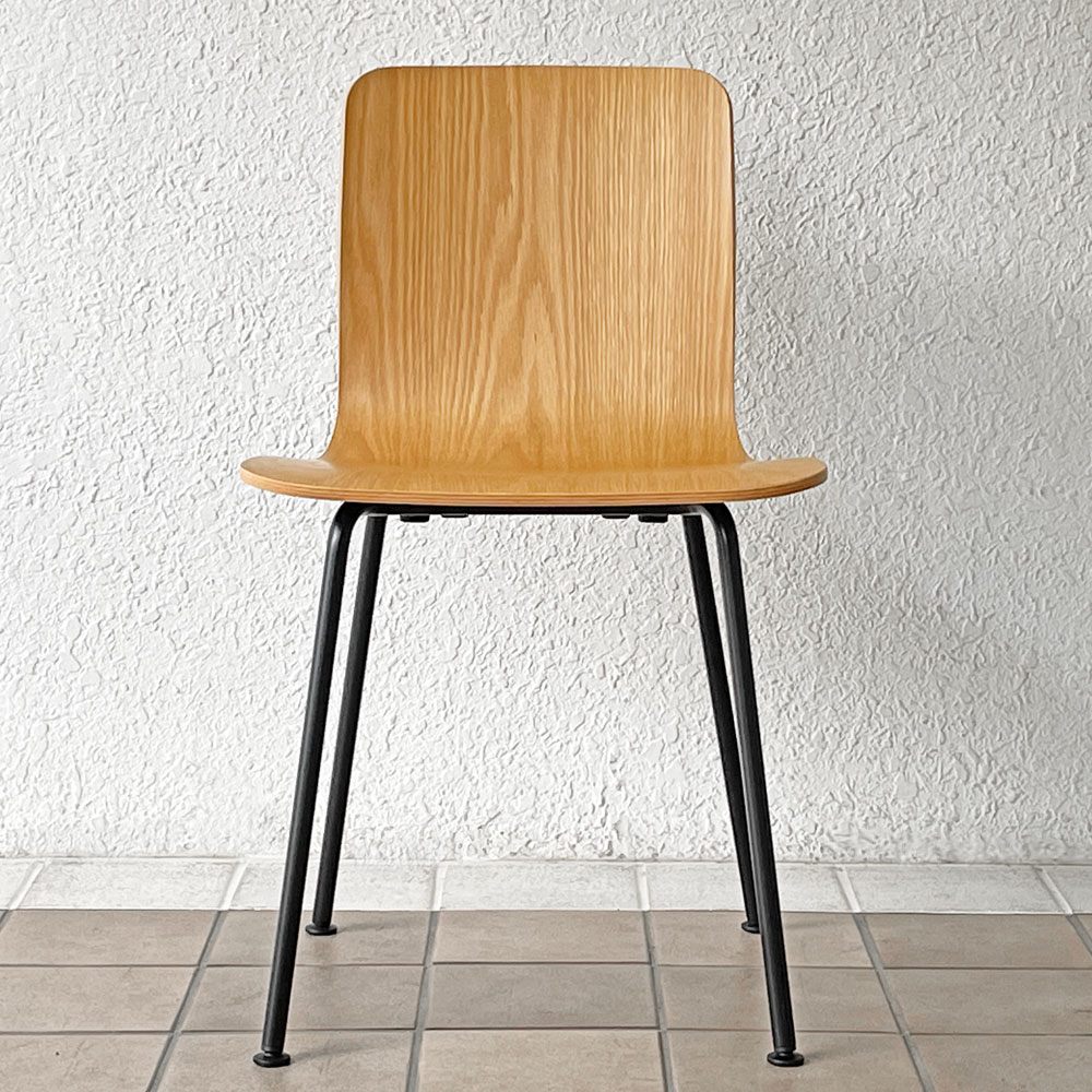 ヴィトラ vitra ハルプライチューブ HAL Ply Tube サイドチェア ダイニングチェア ジャスパー・モリソン ライトオーク ベーシックダーク 定価80,300円◇