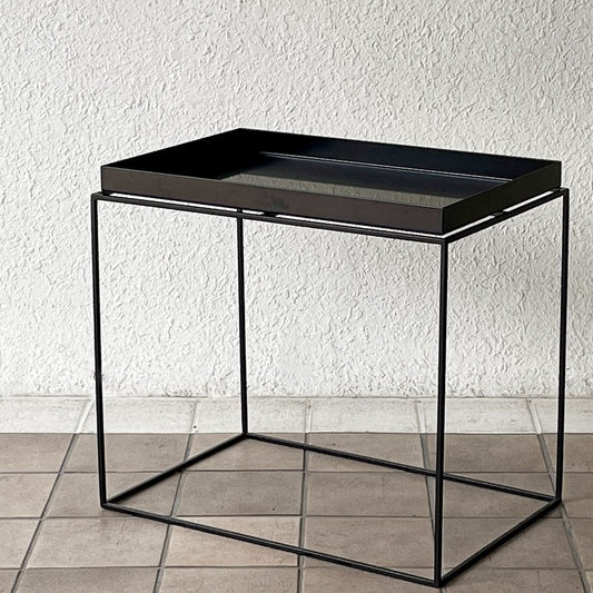ヘイ HAY トレイテーブル TRAY TABLE L サイドテーブル ナイトテーブル ブラック モダンデザイン 北欧家具 デンマーク 定価￥49,500- ◇