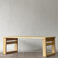 オークヴィレッジ Oak Village 折りたたみ小机 文机 W90cm 箱付 無垢材 ナチュラル 飛騨高山 定価55,000円 ◇