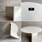 ヘイ HAY スリットテーブル SLIT TABLE XL ホワイト スチール サイドテーブル ローテーブル コーヒーテーブル ラウンド Φ65cm モダン デンマーク 北欧家具 ♪