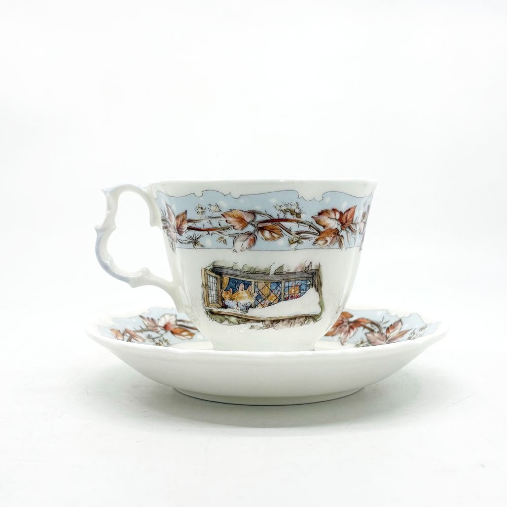 ロイヤルドルトン Royal Doulton ブランブリーヘッジ ティーカップ＆ソーサー 1999年限定品 イギリス ●