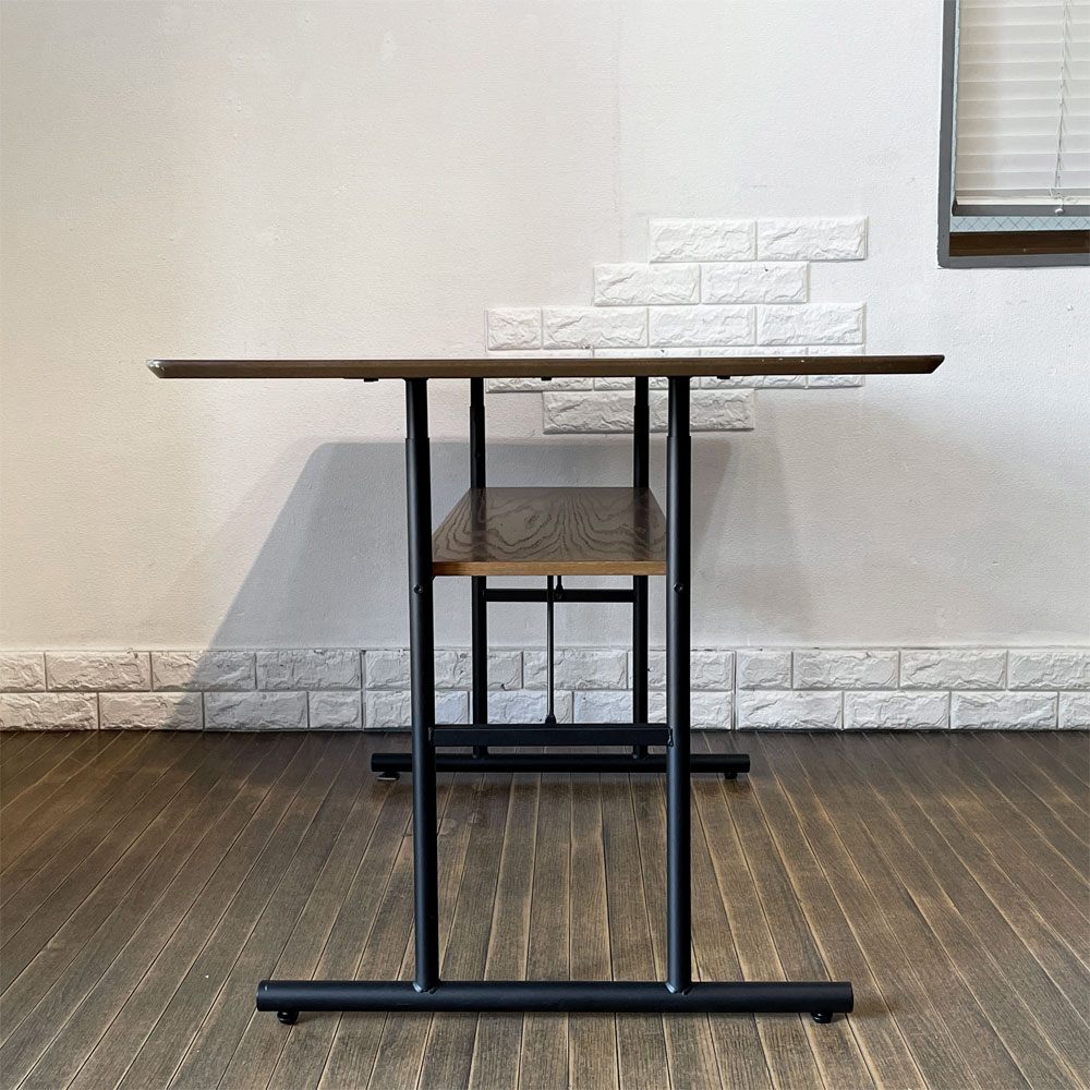 ジャーナルスタンダードファニチャー j.s.F パクストン PAXTON LD TABLE エルディーテーブル LDテーブル オーク材 ブラックスチール アジャスター付 定価¥44,000- ◎