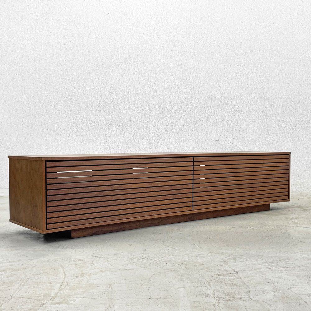 広松木工 hiromatsu ベラクレッパ VERA CREPA テレビボード AVボード W200cm ウォールナット スリット〓