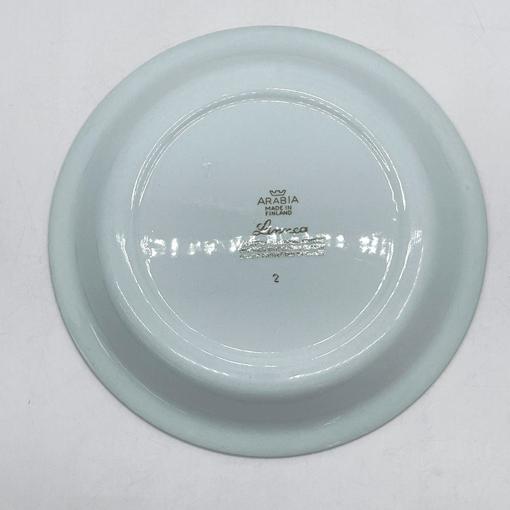 アラビア ARABIA リンネア Linnea プレート 23cm ライヤ・ウオシッキネン 北欧食器 1950-60s ビンテージ 希少 ●