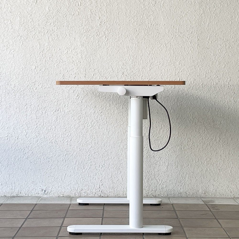 フレキシスポット Flexispot 電動式昇降デスク SD1 W80 H55-89cm ローデスク スタンディングデスク 机 メラミン樹脂化粧板 ◇