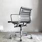 ハーマンミラー Herman Miller イームズアルミナムグループチェア マネージメントチェア アルミバフベース ガス圧昇降仕様 5本脚 キャスタータイプ 本革 イームズ ■