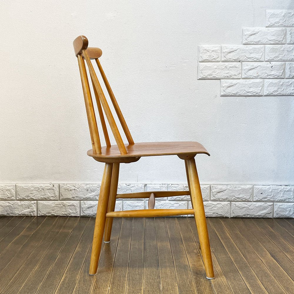 エズビーヴァーケン Edsby Verken ファネットチェア Fanett Chair ダイニングチェア イルマリ・タピオヴァーラ スウェーデン 北欧ビンテージ ◎