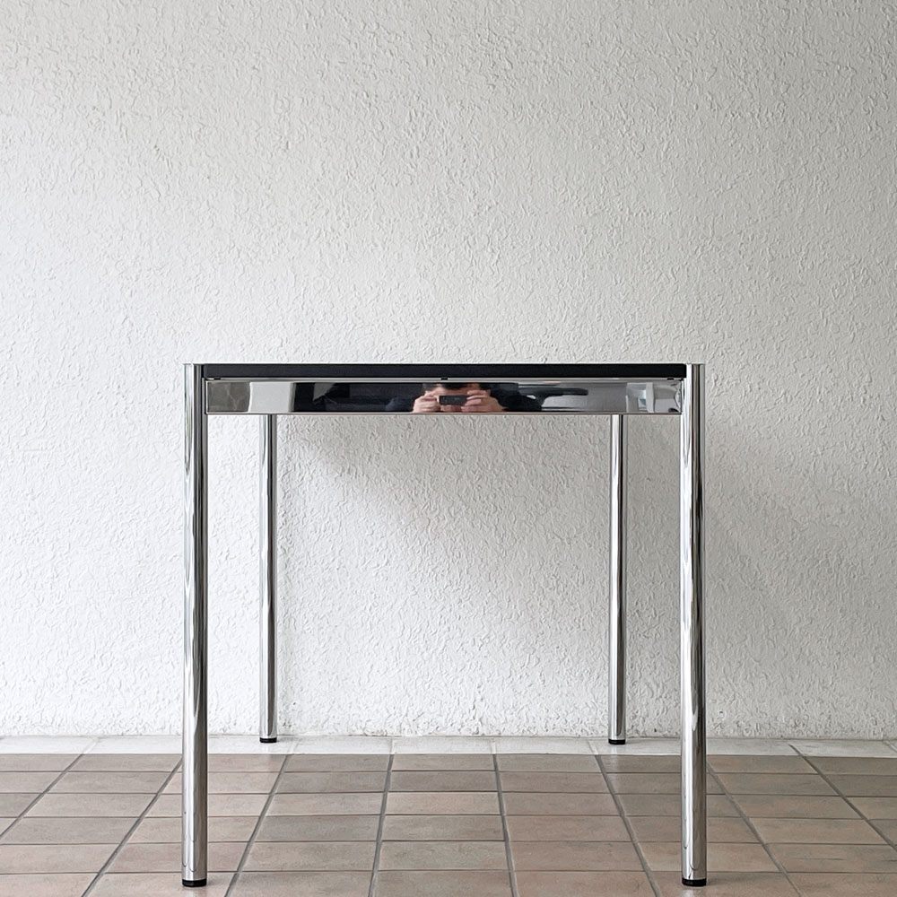 USMハラー USM Haller モジュラーファニチャー USMハラーテーブル デスク W125 x D75cm  パールグレーラミネート (ホワイト) ◇